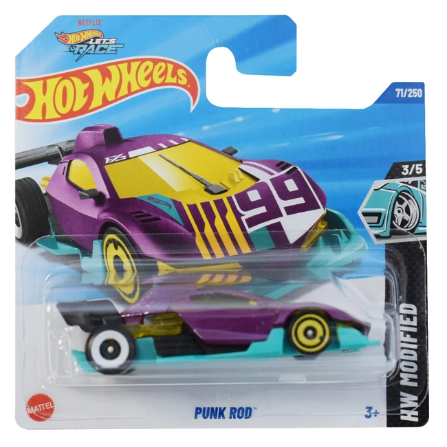 Hot Wheels: Punk Rod lila kisautó 1/64 – Mattel