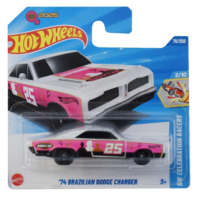 Hot Wheels: '74 Brazilian Dodge Charger kisautó 1/64 – Mattel