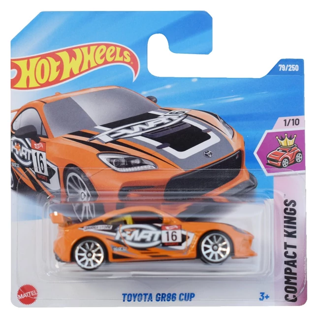 Hot Wheels: Toyota GR86 CUP narancssárga kisautó 1/64 – Mattel