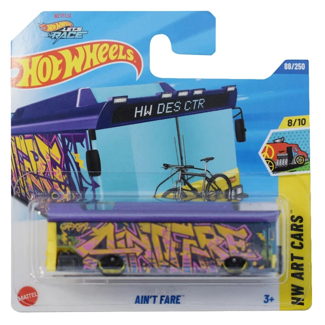 Hot Wheels: Ain't Fare lila kisautó 1/64 – Mattel