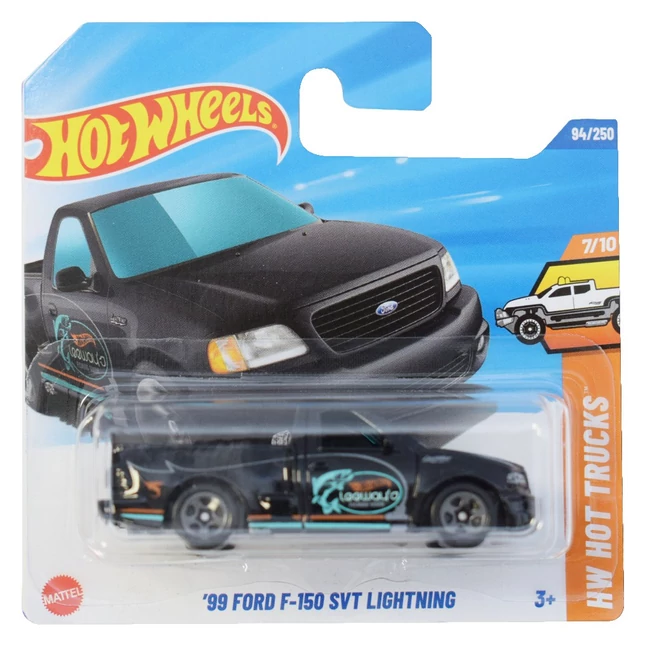 Hot Wheels: '99 Ford F-150 SVT Lightning kisautó 1/64 – Mattel