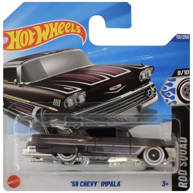 Hot Wheels: ’58 Chevy Impala kisautó 1/64 – Mattel