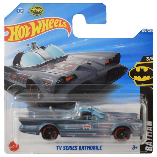 Hot Wheels: TV Series Batmobile fekete kisautó 1/64 – Mattel