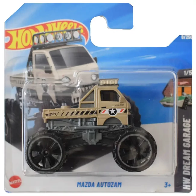 Hot Wheels: Mazda Autozam Monster Truck kisautó 1/64 – Mattel