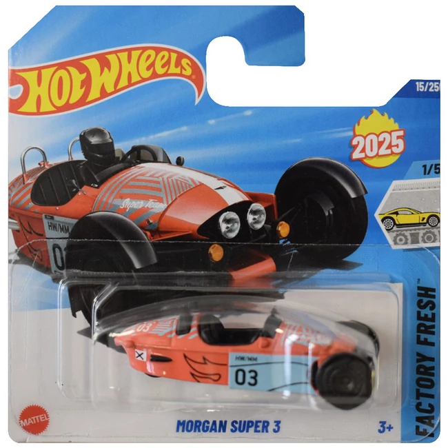 Hot Wheels: Morgan Super 3 kisautó 1/64 – Mattel