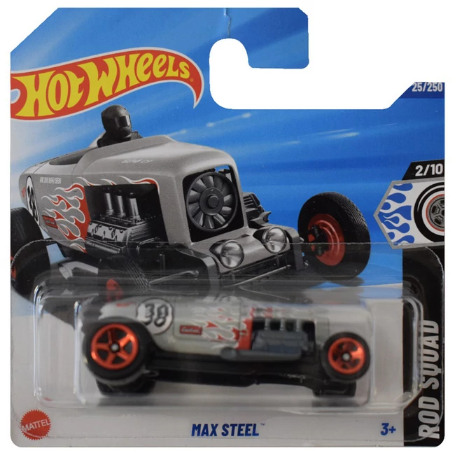 Hot Wheels: Max Steel szürke kisautó 1/64 – Mattel