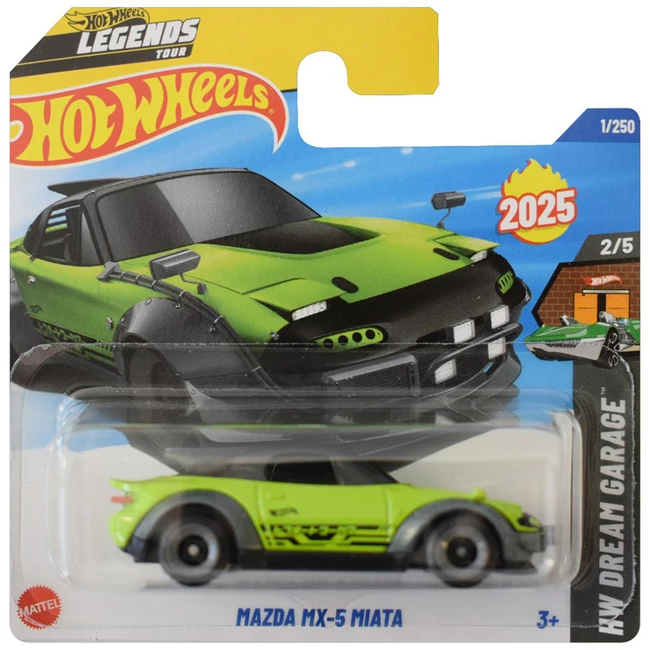 Hot Wheels: Mazda MX-5 Miata kisautó 1/64 – Mattel