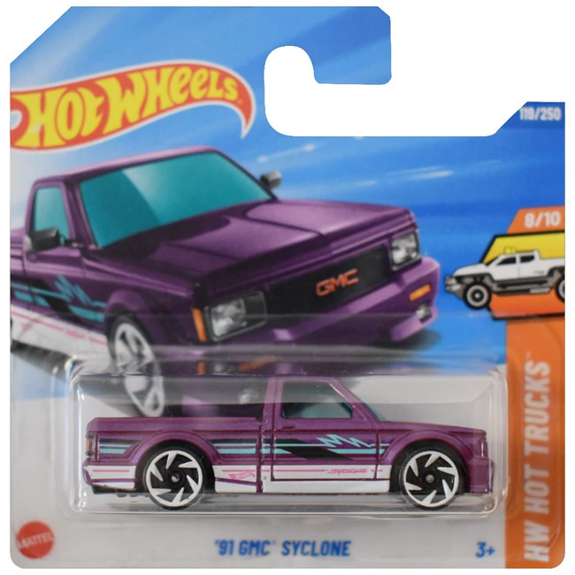Hot Wheels: ’91 GMC Syclone kisautó 1/64 – Mattel