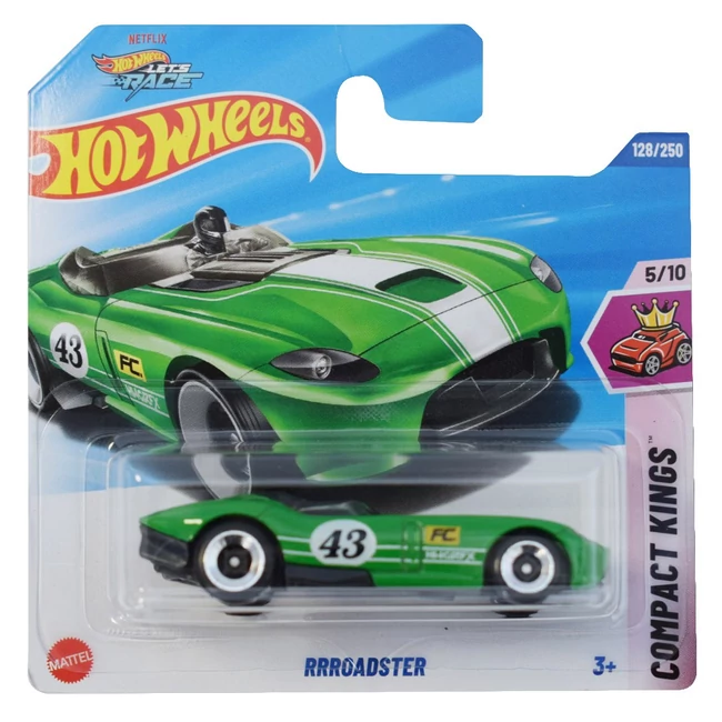 Hot Wheels: RRRoadster zöld kisautó 1/64 – Mattel