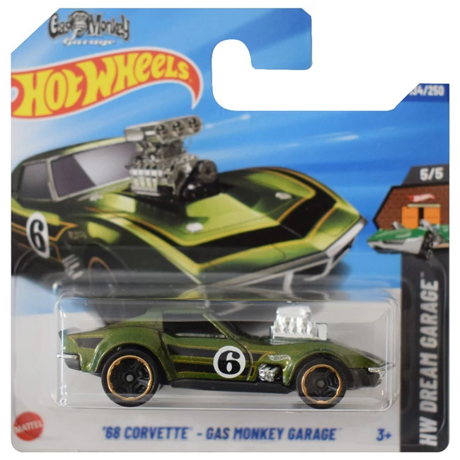 Hot Wheels: ’68 Corvette – Gas Monkey Garage kisautó 1/64 – Mattel