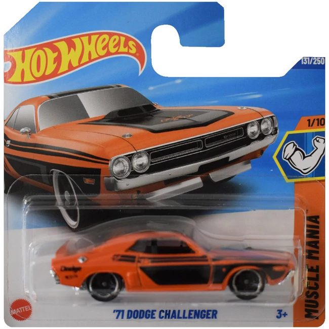 Hot Wheels: ’71 Dodge Challenger kisautó 1/64 – Mattel