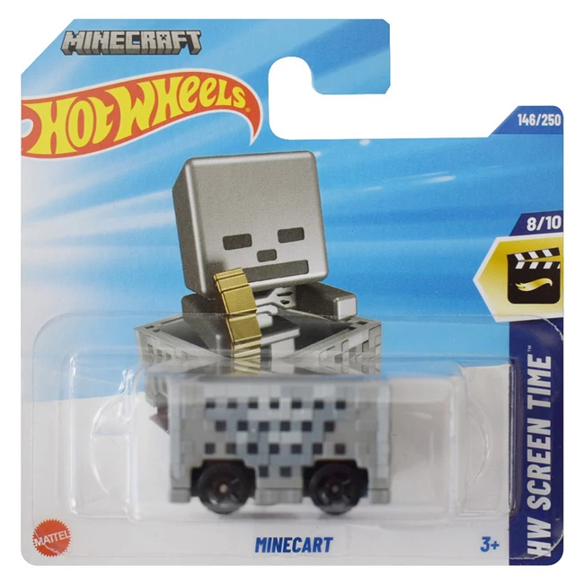 Hot Wheels: Minecraft Minecart kisautó 1/64 – Mattel