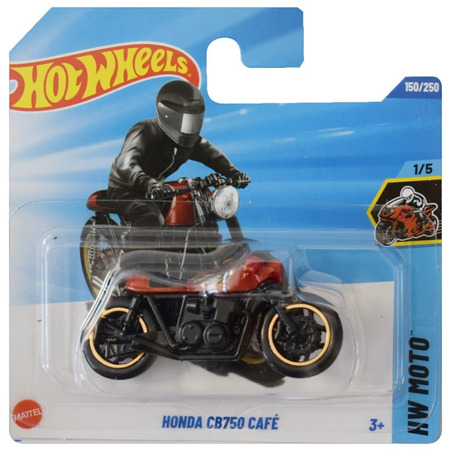 Hot Wheels: Honda CB750 Café motor 1/64 – Mattel