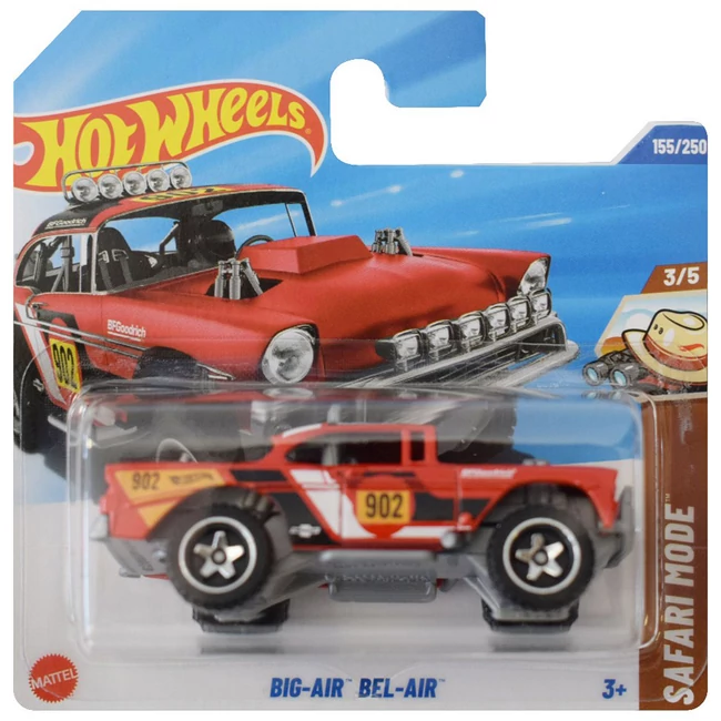 Hot Wheels: Big-Air Bel-Air piros kisautó 1/64 – Mattel