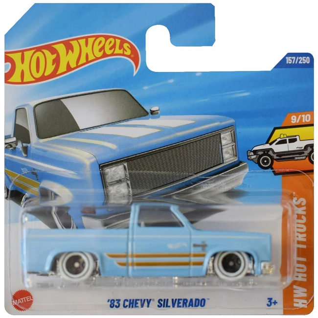 Hot Wheels: ’83 Chevy Silverado kisautó 1/64 – Mattel