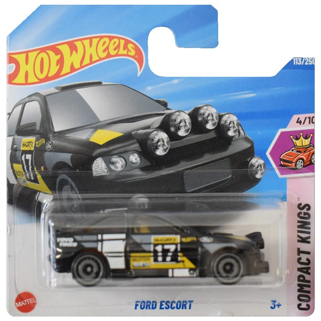 Hot Wheels: Ford Escort kisautó 1/64 – Mattel