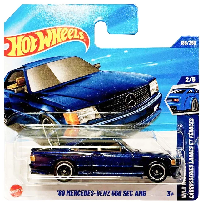 Hot Wheels: ’89 Mercedes-Benz 560 SEC AMG kisautó 1/64 – Mattel