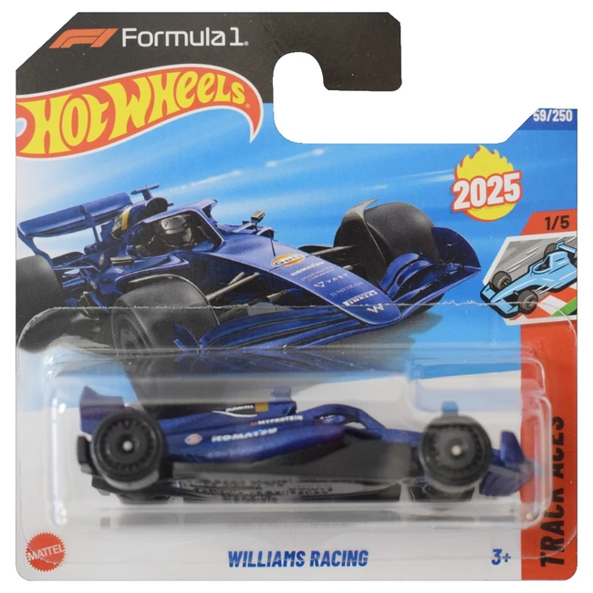 Hot Wheels: Williams Racing Forma-1 kisautó 1/64 – Mattel