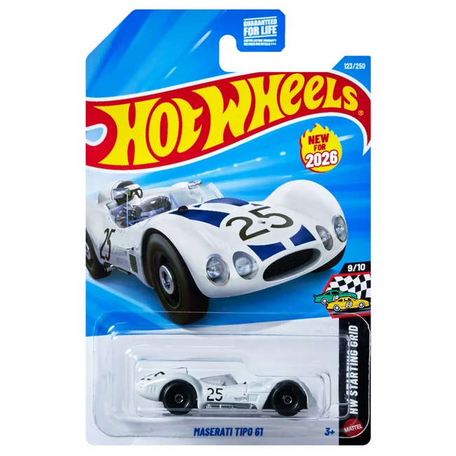 Hot Wheels: Maserati Tipo 61 kisautó 1/64 – Mattel