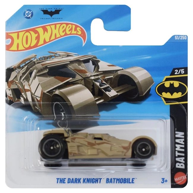 Hot Wheels: The Dark Knight Batmobile barna kisautó 1/64 – Mattel