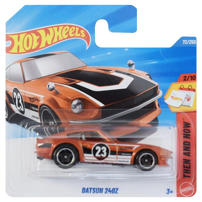 Hot Wheels: Datsun 240Z sárga kisautó 1/64 – Mattel