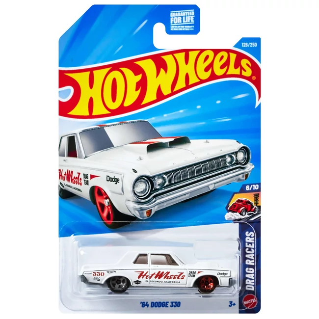 Hot Wheels: '64 Dodge 330 kisautó 1/64 - Mattel