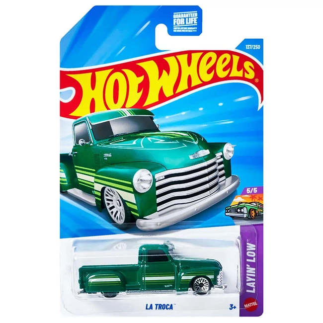 Hot Wheels: La Troca zöld kisautó 1/64 – Mattel