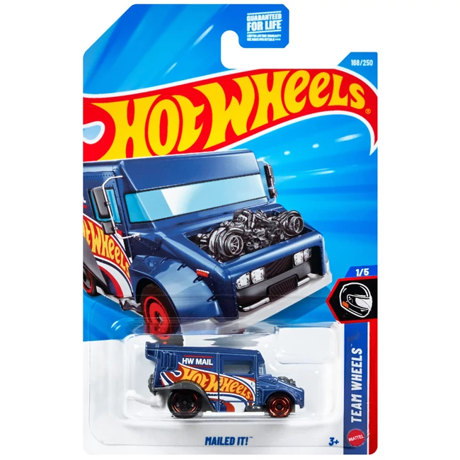 Hot Wheels: Mailed It! kék kisautó 1/64 - Mattel