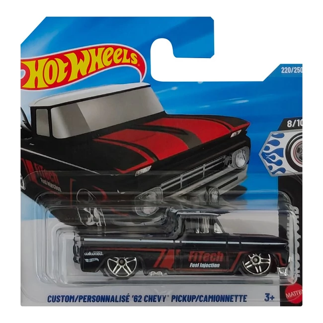 Hot Wheels: '62 Chevy Pickup Custom kisautó 1/64 - Mattel