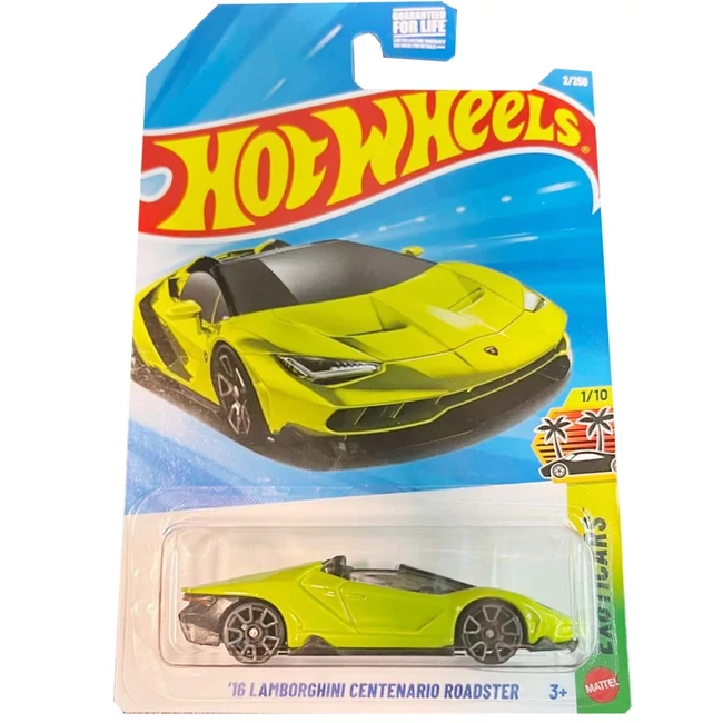 Hot Wheels: ’16 Lamborghini Cenenario Roadster kisautó 1/64 – Mattel
