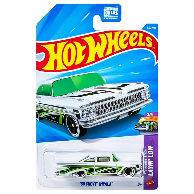 Hot Wheels: ’59 Chevy Impala kisautó 1/64 – Mattel