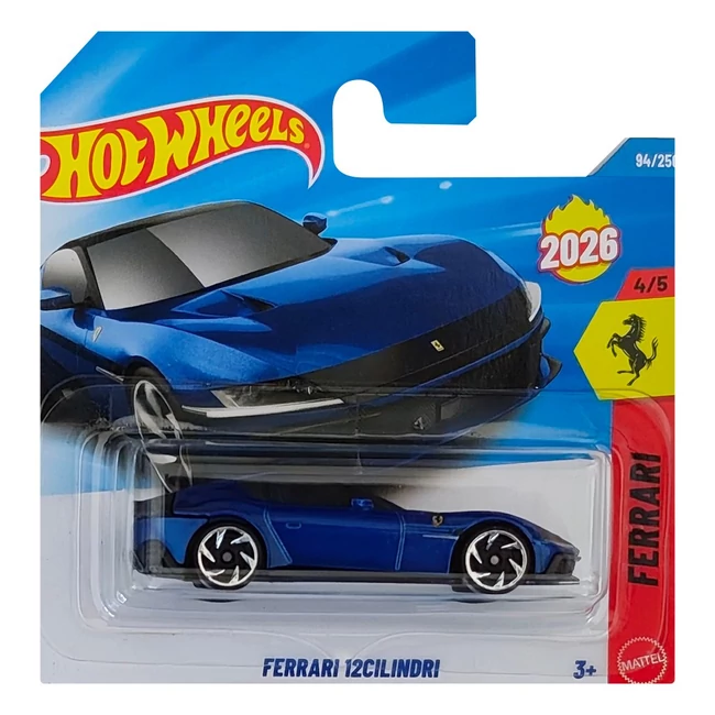 Hot Wheels: Ferrari 12Cilindri kisautó 1/64 - Mattel