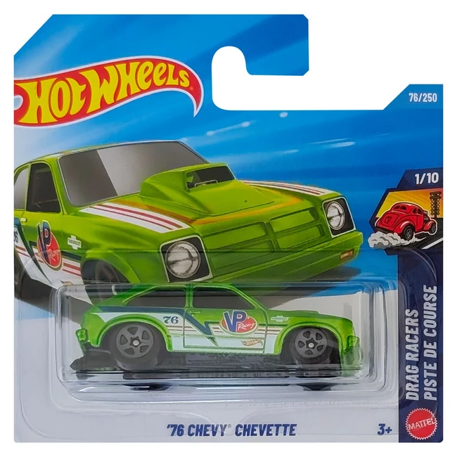 Hot Wheels: '76 Chevy Chevette zöld kisautó 1/64 - Mattel