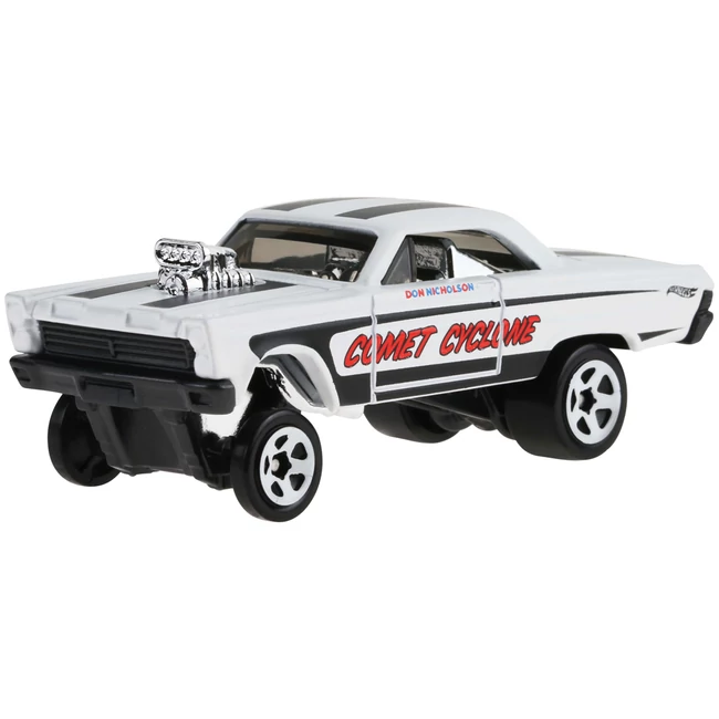 Hot Wheels: '65 Mercury Comet Cyclone fehér kisautó 1/64 - Mattel