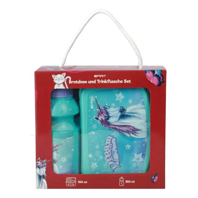 Spirit: Unikornisos uzsonnás doboz és kulacs szett