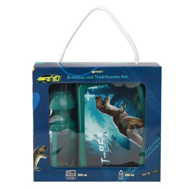 Spirit: T-Rex mintás uzsonnás doboz és kulacs szett