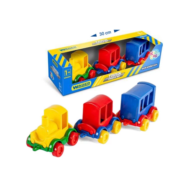 Kid Cars Vonatok 3 db-os szett – Wader