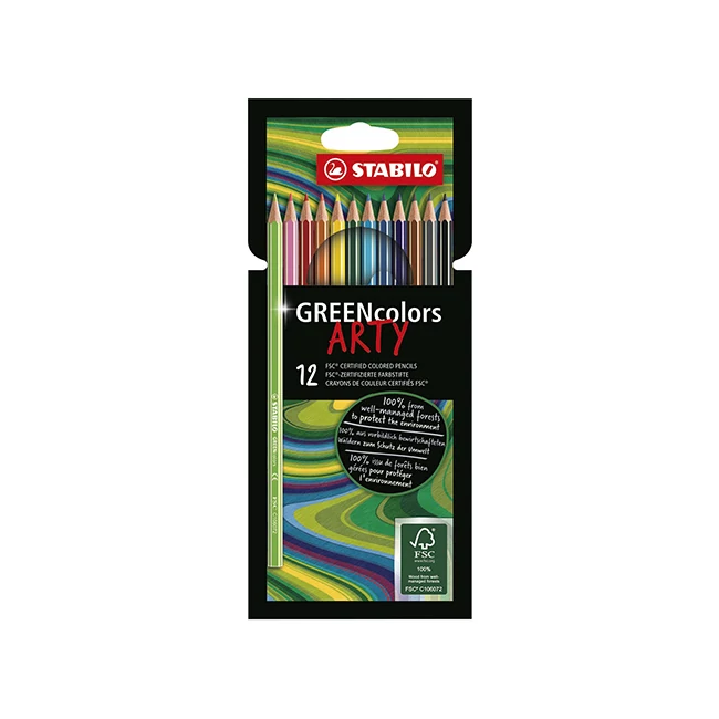 Stabilo: GREENcolors ARTY színesceruza 12 db-os szett