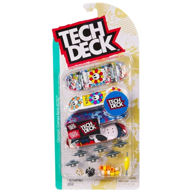Tech Deck: Olimpiai játékok Párizs 2024 Sora fingerboard gördeszka szett – Spin Master