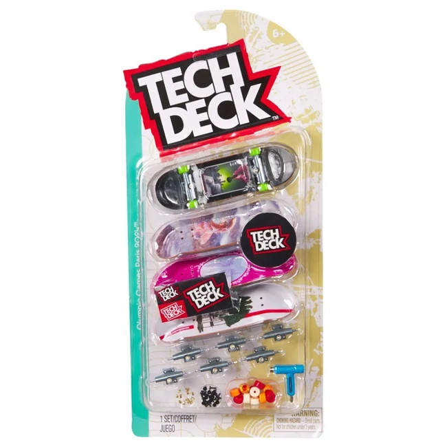 Tech Deck: Olimpiai játékok Párizs 2024 Shane O'Neil fingerboard gördeszka szett – Spin Master