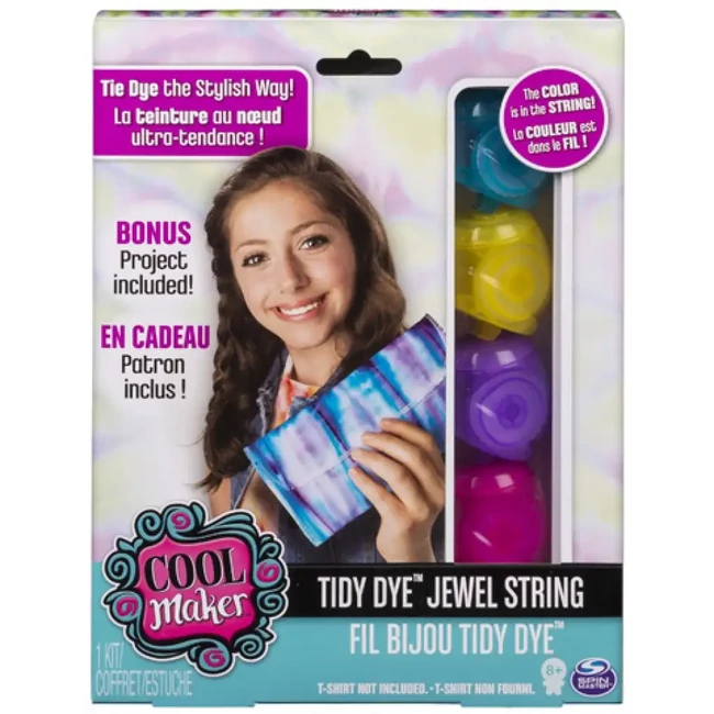 Cool Maker: Tidy Dye színes fonal készlet – Spin Master
