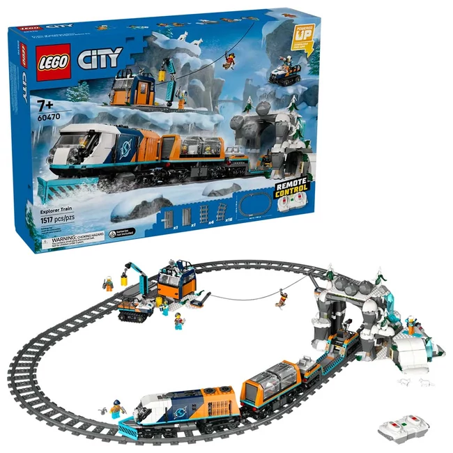LEGO® City: Felfedezők sarkvidéki expresszvonata (60470)