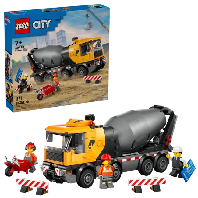 LEGO® City: Betonkeverő teherautó (60478)