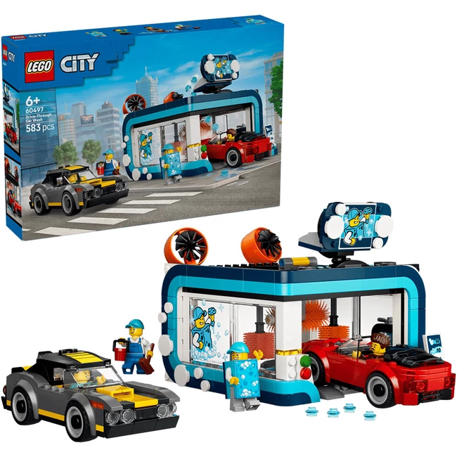 LEGO® City: Önkiszolgáló autómosó (60497)