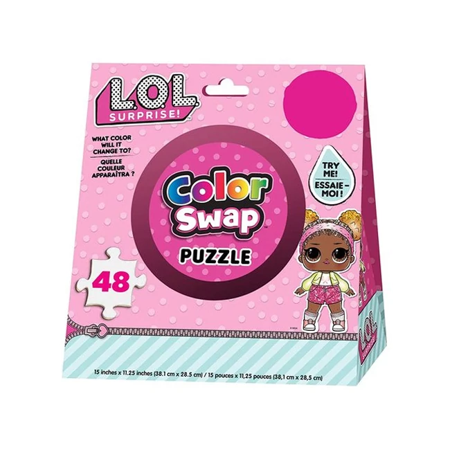 L.O.L. Surprise! Color Swap 48 db-os színváltoztató puzzle – Spin Master