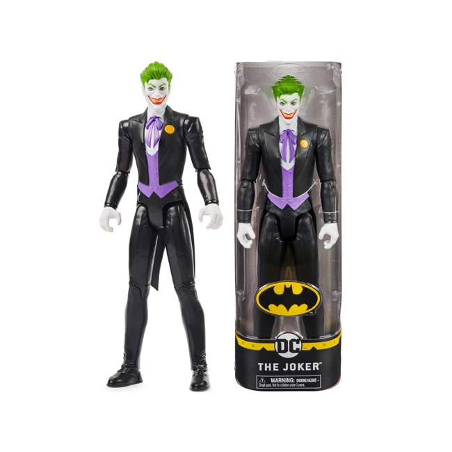 Batman: Joker akciófigura fekete ruhában 30 cm – Spin Master