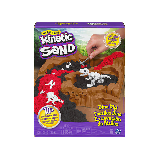 Kinetic Sand: Dínó ásatás homokgyurma szett 454g – Spin Master