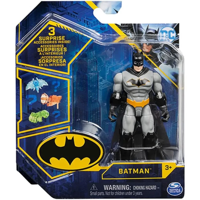 DC Comics: Batman 10 cm figura 3 meglepetés kiegészítővel – Spin Master