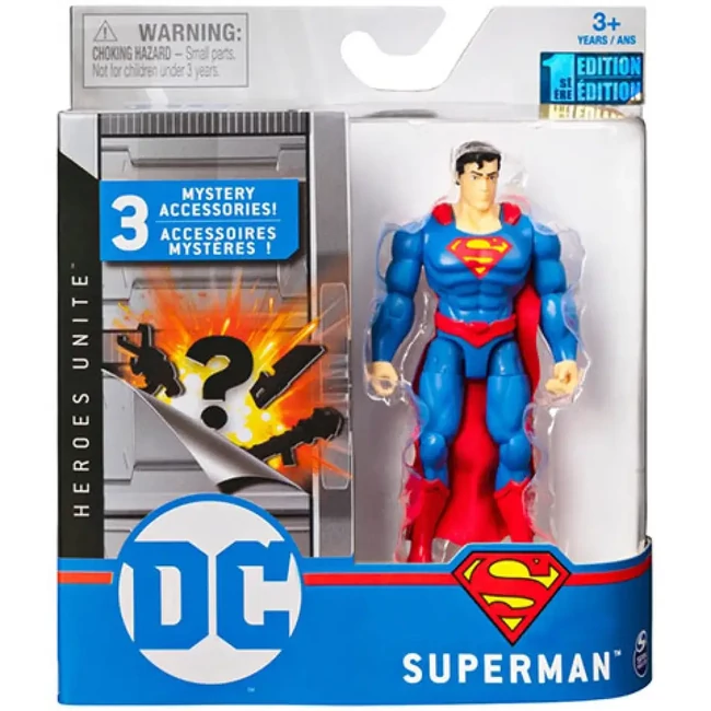 DC Comics: Superman 10 cm figura meglepetés kiegészítőkkel – Spin Master