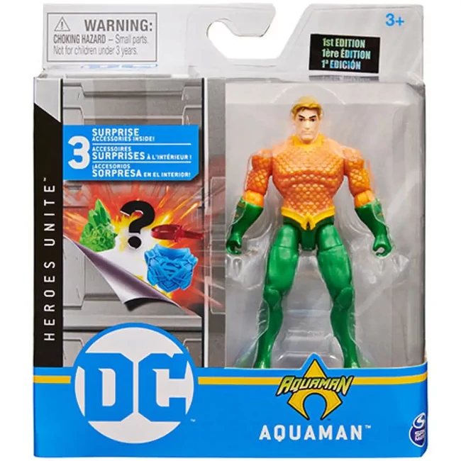 DC Comics: Aquaman 10 cm figura meglepetés kiegészítőkkel – Spin Master